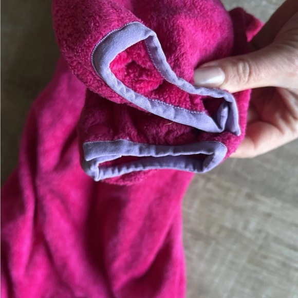 The North Face Baby Buttery Fleece Bunting Dual Zip Pink 12-18M Infant Snowsuit - Picture 7 of 10